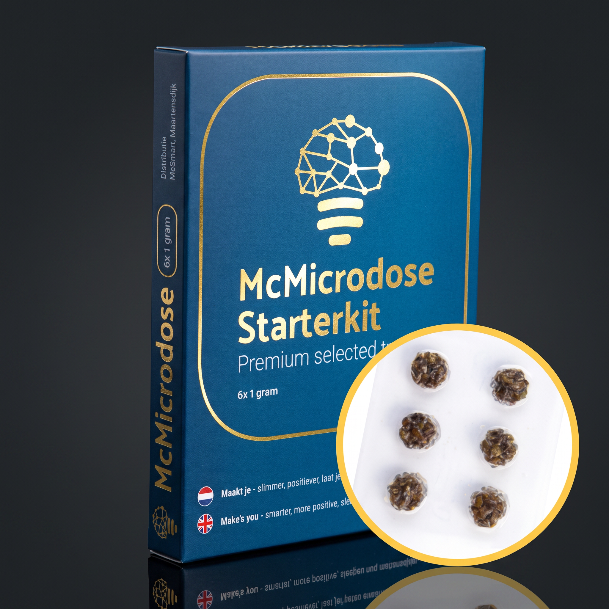 Microdosing products laid out for a stack protocol